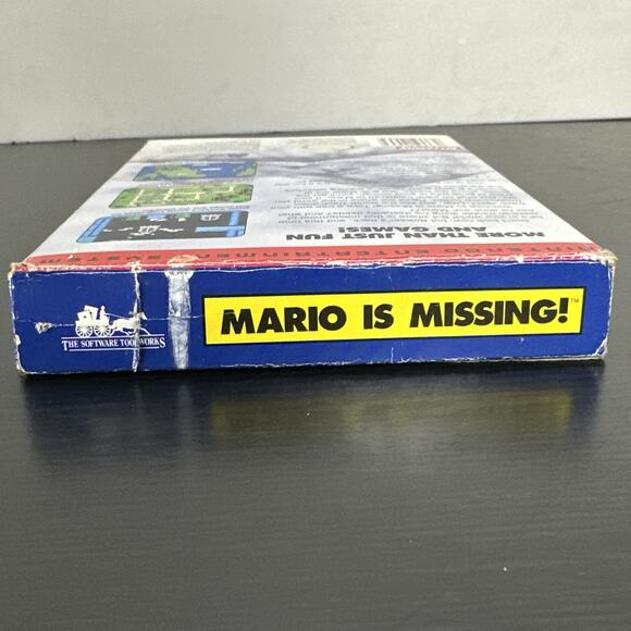 Mario is Missing (Nintendo Entertainment System, 1993) W/ Insert, Manual, Sleeve - Picture 13 of 14